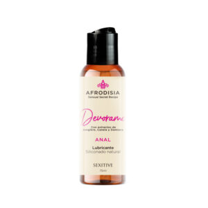 Lubricante Siliconado Natural Afrodisia Devórame - Anal 75ml