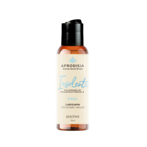 Lubricante Siliconado Natural Afrodisia Insolente - Anal 75ml