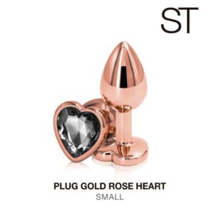 Rose Steel Anal Plug Small