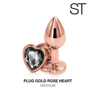 Rose Steel Anal Plug Medium