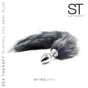 Playtail Fox Anal Plug Grey