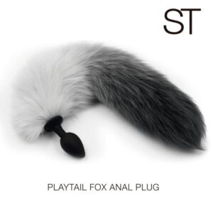Playtail Fox Anal Plug Silicona Grey