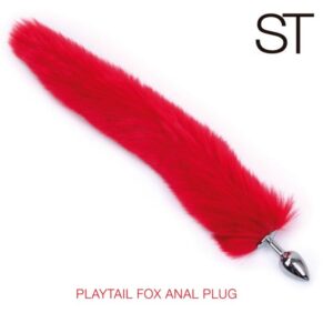 Playtail Fox Anal Plug Red