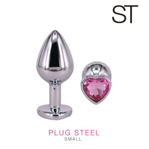 Plug Perla Corazon Pink Small