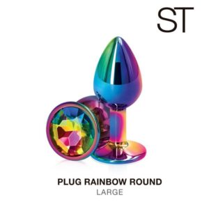 Plug Rainbow Round Large